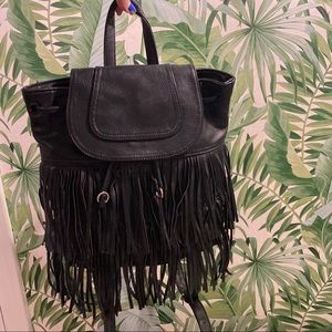 Fringe Backpack/Handbag